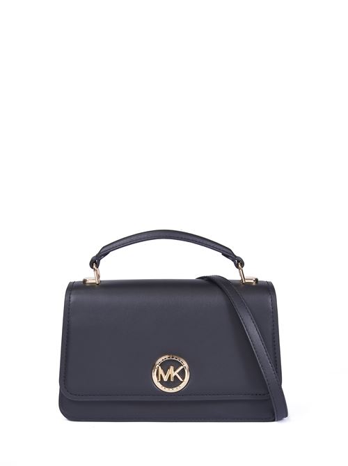 Borsa tote in pelle di vitello con placca logo MICHAEL KORS | 30T4GD8S6L001BLACK